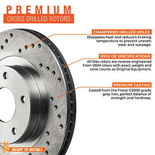 Load image into Gallery viewer, [Front + Rear] Max Brakes Premium XD Rotors with Carbon Ceramic Pads KT191323
