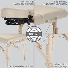 Load image into Gallery viewer, EARTHLITE Portable Massage Table Package AVALON TILT – Foldable Treatment Table with Tilt Option, Reiki Endplate, Premium Flex-Rest Face Cradle &amp; Strata Cushion, Carry Case (30”x73”)
