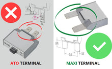 Load image into Gallery viewer, GLOSO E83 Maxi Blade Circuit Breaker 40A, T3 Manual Reset (40A - 3 Pack)
