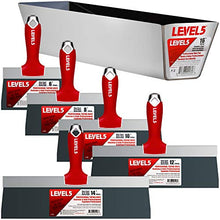 Load image into Gallery viewer, Taping Knife Set, Blue Steel - LEVEL5 | Pro-Grade | Sheetrock Gyprock Drywall Plasterboard | 5-605

