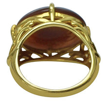 Load image into Gallery viewer, Carillon Chocolate Moonstone Natural Gemstone Oval Shape 14K Yellow Gold Ring For Women for Men | Size: 4 to 10
