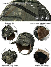 Load image into Gallery viewer, Jeff &amp;Aimy Womens Winter Fitted 62% Wool Tweed Earflap Dad Elmer Fudd Hat Baseball Cap for Men CamoGray M
