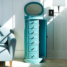 Load image into Gallery viewer, Hives and Honey Bailey Jewelry Armoire, Turquoise
