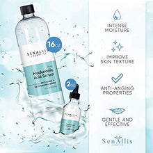Load image into Gallery viewer, Hyaluronic Acid Serum 16 fl oz And 2 fl oz, Made From Pure Hyaluronic Acid, Anti Aging, Anti Wrinkle, Ultra Hydrating Moisturizer That Reduces Dry Skin Manufactured In USA
