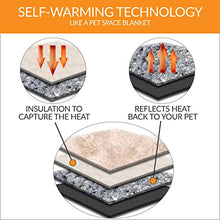 Load image into Gallery viewer, K&amp;H Pet Products Self-Warming Crate Pad Gray Medium 21 X 31 Inches
