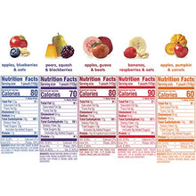 Load image into Gallery viewer, Happy Baby Organics Clearly Crafted Stage 2 Baby Food, Fruit Veggie Variety Pack, 4 Ounce Pouch (Pack of 10) (Flavors may Vary)
