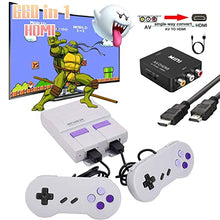 Load image into Gallery viewer, 660 Retro Game Console,NES Classic Mini Game System with Build-in Video Games and 2 Controllers,AV and HDMI Output,An Ideal Gift for Kids and Adults.
