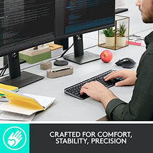 Load image into Gallery viewer, Logitech MX Keys Advanced Wireless Illuminated Keyboard, Tactile Responsive Typing, Backlighting, Bluetooth, USB-C, Apple macOS, Microsoft Windows, Linux, iOS, Android, Metal Build - Graphite
