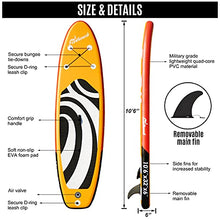 Load image into Gallery viewer, FunBase Sup Inflatable Stand Up Paddle Board with 10’6’’×32’’×6’’ Premium Paddleboard &amp; Fast inflate Pump &amp; Backpack Portable for Youth Adult Have Fun in River, Oceans and Lakes

