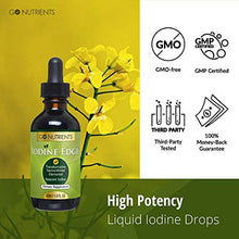 Load image into Gallery viewer, Nascent Iodine Supplement - High Potency Liquid Drops for Thyroid Support to Improve Energy &amp; More - Iodine Edge -30 ml (1.0 fl oz)
