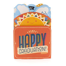 Load image into Gallery viewer, Hallmark Pop Up Graduation Card with Song (Smiling Sun, Plays Happy by Pharrell Williams )
