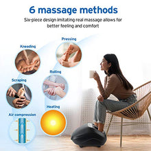 Load image into Gallery viewer, Etekcity Foot Massager Machine with Heat and APP Remote, Gifts for Women Mom Men Dad, Shiatsu Deep Kneading &amp; Multi Air Compression, Relieve Foot Pain and Plantar Fasciitis, Fit up to Men Size 12
