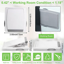 Load image into Gallery viewer, 8 Pieces Sliding Glass Door Child Lock, Child Proof Window Sliding Door Lock, Child Safety Slide Window Locks for Kids Proof Patio Closet Doors No Drilling Tools Needed

