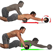Load image into Gallery viewer, Ab Roller for Abs Workout - Ab Roller Wheel Exercise Equipment - Ab Wheel Exercise Equipment - Ab Wheel Roller for Home Gym - Ab Machine for Ab Workout - Ab Workout Equipment
