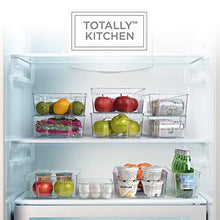 Load image into Gallery viewer, Totally Kitchen Plastic Egg Holder, BPA Free Fridge Organizer with Lid &amp; Handles, Refrigerator Storage Container, 18 Egg Tray, Clear

