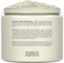 Load image into Gallery viewer, New York Biology Dead Sea Mud Mask for Face and Body and Bentonite Clay Face Mask - Spa Quality Pore Reducer for Acne, Blackheads and Oily Skin, Natural Skincare for Women, Men
