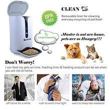 Load image into Gallery viewer, WESTLINK Automatic Cat Dog Feeder Smart Feed with WiFi Camera Pet Food Dispenser with Time and Meal Size Programmable 7L Large Hopper Up to 6 Meals
