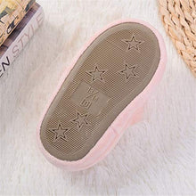 Load image into Gallery viewer, AyFUN Baby Girl's Bunny Slipper Warm House Shoes Pink US 5-6
