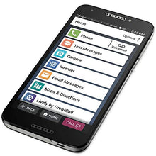 Load image into Gallery viewer, Jitterbug Smart2 No-Contract Easy-to-use 5.Smartphone for Seniors by GreatCall,Black
