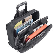 Load image into Gallery viewer, solo Bryant Rolling Bag with Wheels, Fits Up to 17.3-Inch Laptop, Black, 14" x 16.8" x 5"
