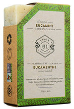 Load image into Gallery viewer, Crate 61 "For Him" Soap 6-Pack Box Set, 100% Vegan Cold Process Bar Soap, scented with premium essential oils and natural flavors, for men and women, face and body, alpine &amp; spice, eucamint, tango mango, oatmeal shea, patchouli lime, activated charcoal
