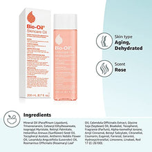 Load image into Gallery viewer, Bio-Oil Skincare Oil, Body Oil for Scars and Stretchmarks, Dermatologist Recommended, Non-Comedogenic, For All Skin Types, with Vitamin A, E, 6.7 Fl Oz (Pack of 1), Red
