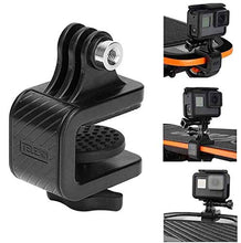 Load image into Gallery viewer, Camera Bike Surfboard Skateboard Mount, iKNOWTECH Lightweight Aluminium Alloy Skateboard Mount Holder for Gopro Hero 6 5 4 Multifuctional Stand Clip for Go Pro Xiaomi YI 4K Sjcam Camera Accessories
