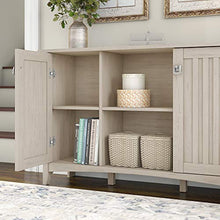 Load image into Gallery viewer, Bush Furniture Salinas Accent Storage Cabinet with Doors in Antique White
