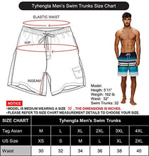 Load image into Gallery viewer, Tyhengta Mens Swim Trunks Quick Dry Beach Board Shorts with Mesh Lining Dark Gray 30

