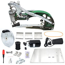 Load image into Gallery viewer, ColouredPeas 2021 Cobbler Sewing Machine 110V 250W Motor with Stainless Steel Base Eletrical and Manual Sets Leather Sewing Machine for Leather/Shoes/Bags/Clothes/Quilts/Coats/Trousers
