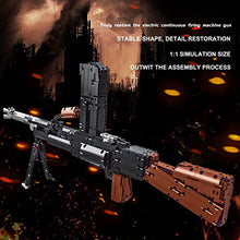 Load image into Gallery viewer, Happy Build PG-15002 Simulation Bren Light Machine Gun Toy Building Kit Model Set Compatible with Lego, Small Particle Bricks Assembly Mechanical Weapon Model Toy (1785 Pieces)
