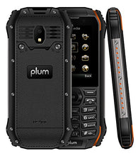 Load image into Gallery viewer, Plum Ram 7-4G Rugged Unlocked Cell Phone GSM - IP68 Certified Military Grade Water Shock Proof ATT Tmobile Cricket, Metro, Straight Talk, Consumer Cellular, Black Orange

