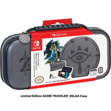 Load image into Gallery viewer, Game Traveler Nintendo Switch Zelda Case - Adjustable Viewing Stand &amp; Game Case Storage , Protective PU Leather Hard Shell Case with Deluxe Carry Handle - Nintendo Switch , Switch OLED and Switch Lite
