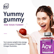 Load image into Gallery viewer, Apple Cider Vinegar Gummies from The Mother - All-Natural, Vegan ACV with Folic Acid and Vitamin B6 &amp; B12 | by Essential Elements - 60 Count
