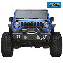 Load image into Gallery viewer, EAG Stubby Front Bumper W/Fog Light Holes Fit for 07-18 Wrangler JK
