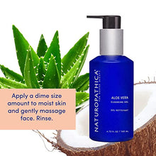 Load image into Gallery viewer, Naturopathica Aloe Cleansing Gel - Gentle Facial Cleanser w/ Aloe Vera, Lavender &amp; Coconut Oil - Vegan, Made in USA, 5 oz. (150 ml)
