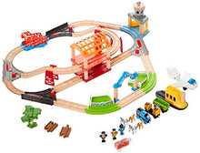 Load image into Gallery viewer, Thomas &amp; Friends Wood Busy Island Set, Toy Train Set with 40+ Pieces, Including Track, 5 Characters, poseable Figures and 3 Destinations

