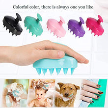Load image into Gallery viewer, Hair Scalp Massager Shampoo Brush,Soft Silicone Hair Brush for Wet Dry Oily Curly Straight Thick Thin Rough Long Short Natural Men Women Kids Pets Hair Care Tools(Black)
