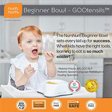 Load image into Gallery viewer, NumNum Beginner Bowl | Baby Bowl | BPA Free Silicone Self Feeding Baby + Toddler Dish | Baby Led Weaning Bowl for Kids Ages 6 Months+
