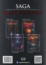 Load image into Gallery viewer, Paquete Maze Runner. Correr o morir / Prueba de fuego / La cura mortal / Virus letal (Spanish Edition)
