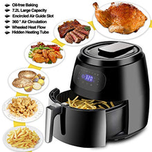 Load image into Gallery viewer, SUPER DEAL Pro 1700W Digital Air Fryer 7.6 Quart Extra Large Capacity Oven Cooker with 7 Cooking Presets Auto Shut off &amp; Timer Dishwasher Safe Parts Recipes &amp; CookBook
