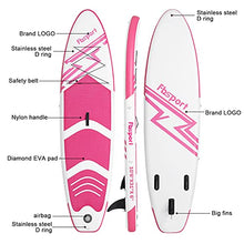 Load image into Gallery viewer, FBSPORT 10'6" Premium Inflatable Stand Up Paddle Board, Yoga Board with Durable SUP Accessories &amp; Carry Bag.Wide Stance, Surf Control, Non-Slip Deck, Leash, Paddle and Pump for Youth &amp; Adult
