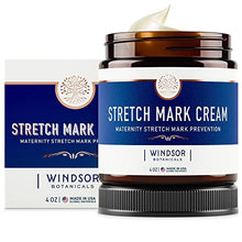 Load image into Gallery viewer, Stretch Mark Cream for Pregnancy - Moisturizing and Itchiness Relieving Formula Rich in High-Potency Naturals by Windsor Botanicals - Hypoallergenic and Cruelty-Free - 4oz
