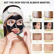 Load image into Gallery viewer, Charcoal Peel Off Face Mask HailiCare Blackhead Remover Face Mask 3 in 1 Purifying Peel Off Charcoal Mask with Tea Tree Serum and Brush for All Skin Types for Teens Men Women
