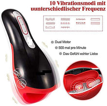Load image into Gallery viewer, Intelligent Cup Sticker V-agina Pocket Püssy māsturbetion Toys Electric Toys with 10 Pump Sucking Modes Male Māssāger Automatic Telescopic Sucking Simulation Oral Sex Adült Toy Underwear
