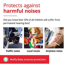 Load image into Gallery viewer, Alpine Muffy Baby Earmuff Black for age 0-3 and Muffy Kids Blue Earmuffs for age 5-16 Kids Hearing Protection Bundles
