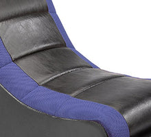 Load image into Gallery viewer, The Crew Furniture 512090 Classic Video Rocker Black/Blue Mesh Racing Stripe
