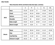 Load image into Gallery viewer, Alex Vando Mens Hawaiian Shirts Casual Short Sleeve Aloha Beach Shirt Suits,White View,L
