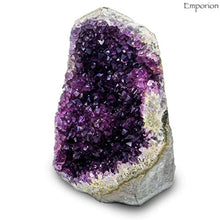 Load image into Gallery viewer, Natural Amethyst (2 lb to 3 lb) Crystal Clusters Stone from Uruguay Raw Geode Quartz - Deep Purple Color

