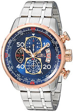 Load image into Gallery viewer, Invicta Men's 17203 AVIATOR Stainless Steel and 18k Rose Gold Ion-Plated Watch
